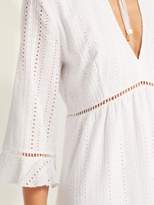 Thumbnail for your product : Heidi Klein Palermo Broderie-anglaise Cotton Dress - Womens - White