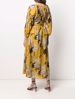 Thumbnail for your product : Samantha Sung Nina crane-print dress