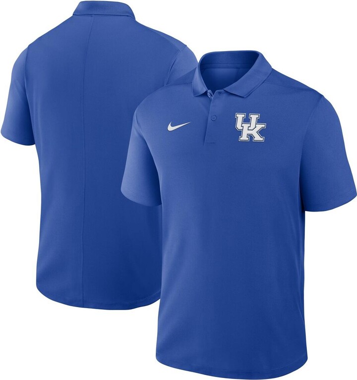Nike Men's Royal Kentucky Wildcats Primetime Victory Primary Logo Performance Polo Shirt