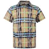 Thumbnail for your product : Burberry BurberryBaby Boys Beige Check Mini Clarkey Shirt