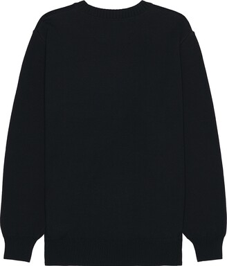 Wacko Maria Blue Note Jacquard Sweater in Black - ShopStyle