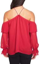 Thumbnail for your product : 1 STATE Cold Shoulder Halter Top