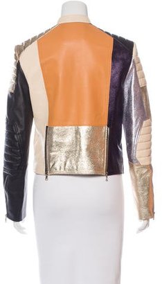 3.1 Phillip Lim Metallic Leather Jacket