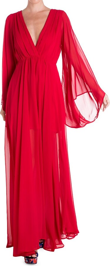 Meghan Fabulous Sunset Maxi Dress - Cherry - ShopStyle
