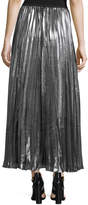 Thumbnail for your product : Hiche Metallic Accordion-Pleated Maxi Skirt