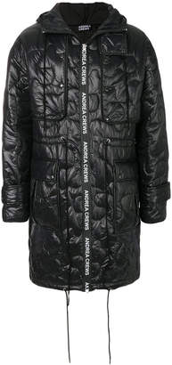 Andrea Crews quilted effect coat