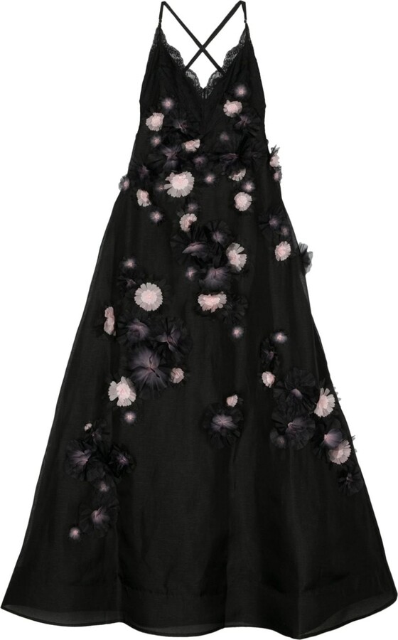 Zimmermann Daisy floralappliqué maxi dress ShopStyle