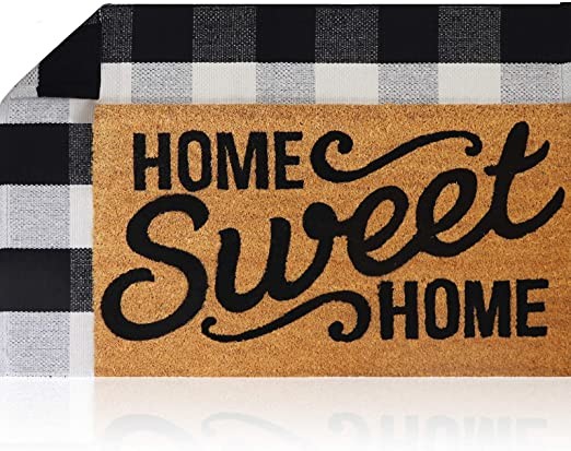 Kaf Home Coir Doormat With Heavy-duty, Weather Resistant, Non-slip