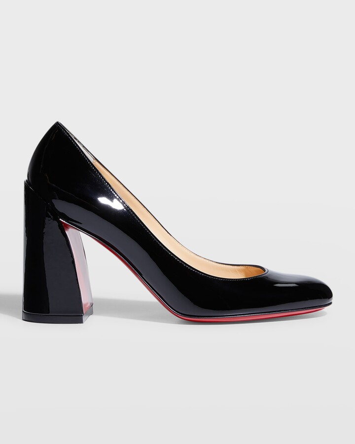 Christian Louboutin Miss Sab Patent Red Sole Pumps - ShopStyle