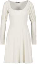 Thumbnail for your product : boohoo Structured Waist Slinky Skater Dress
