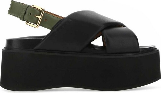 Marni Slingback Sandals - ShopStyle
