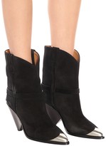 Thumbnail for your product : Isabel Marant Lamsy suede ankle boots