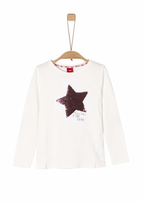 S'Oliver Girl's 53.911.31.7473 Long Sleeve Top