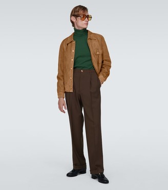 Gucci Suede bomber jacket