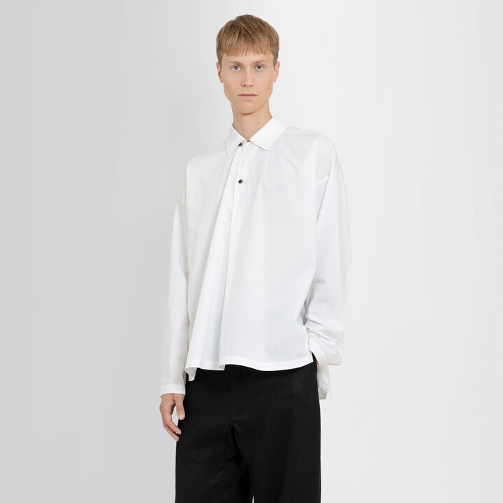 Jan-Jan Van Essche Long Shirt - Grey - ShopStyle