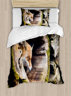 East Urban Home Microfiber Duvet Cover Set