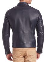 Thumbnail for your product : Pal Zileri Long Sleeve Leather Jacket