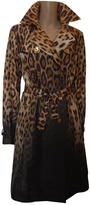 Thumbnail for your product : Roberto Cavalli Leopard print Silk Trench coat