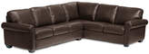 Thumbnail for your product : Asstd National Brand Leather Possibilities Roll-Arm 2-pc. Right-Arm Corner Sectional