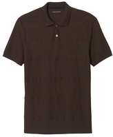 Thumbnail for your product : Banana Republic Slim Luxury-Touch Textured Stripe Polo