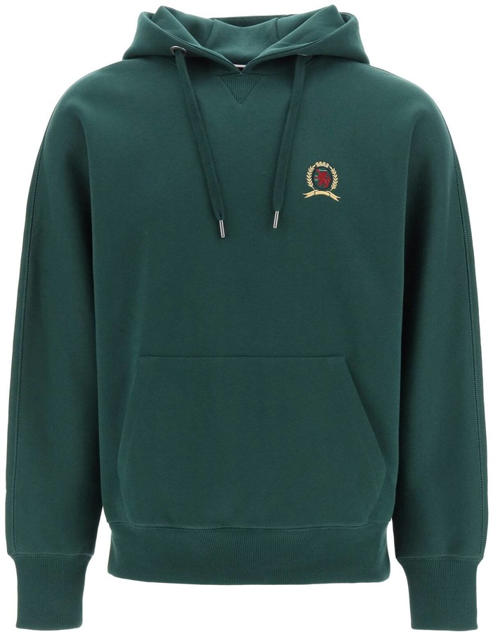 green tommy hilfiger sweatshirt