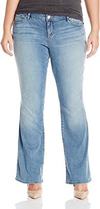 SLINK Jeans Women's Plus Size Tamara Boot Cut Jean