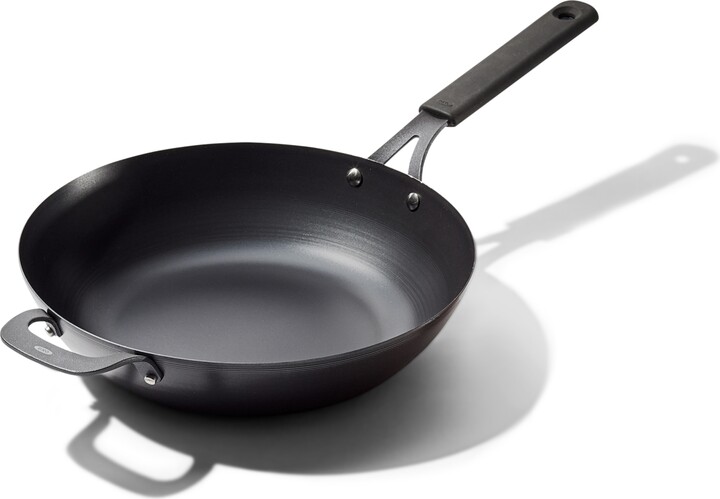Oxo Obsidian Carbon Steel 12" Wok