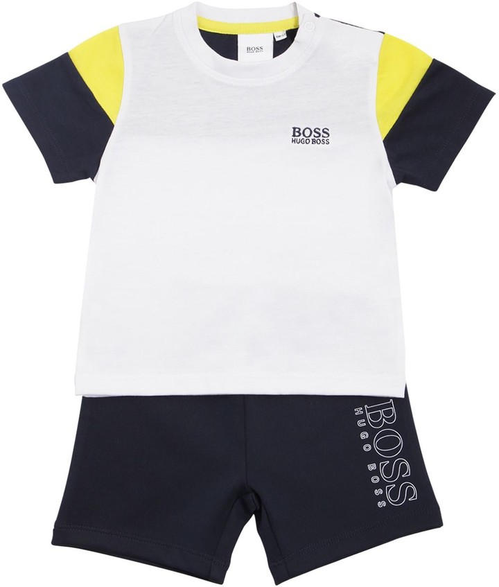 hugo boss shorts and t shirt