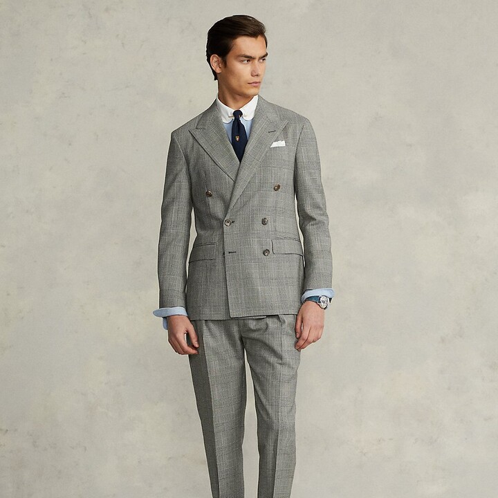Ralph Lauren Polo Soft Glen Plaid Wool Suit - ShopStyle
