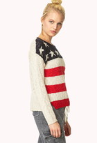 Thumbnail for your product : Forever 21 Standout Americana Sweater
