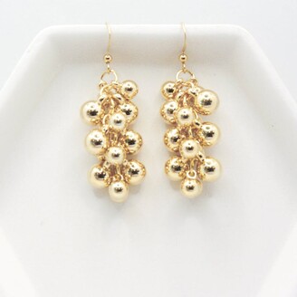 bungalowBlonde Jewelry Pop The Bubbly! Earrings - Gold