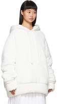 Thumbnail for your product : MM6 MAISON MARGIELA White Padded Logo Hoodie