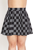 Thumbnail for your product : Forever 21 FOREVER 21+ Checkered Skater Skirt