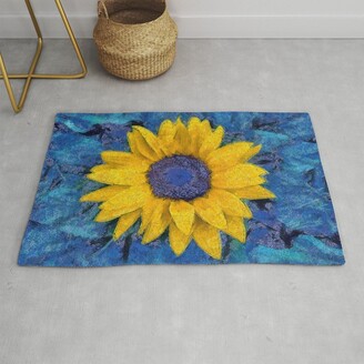 Gnome Sweet Farm Home Sunflower Bee Durable Area Rugs Carpet Mat Kitchen  Rugs Floor Decor