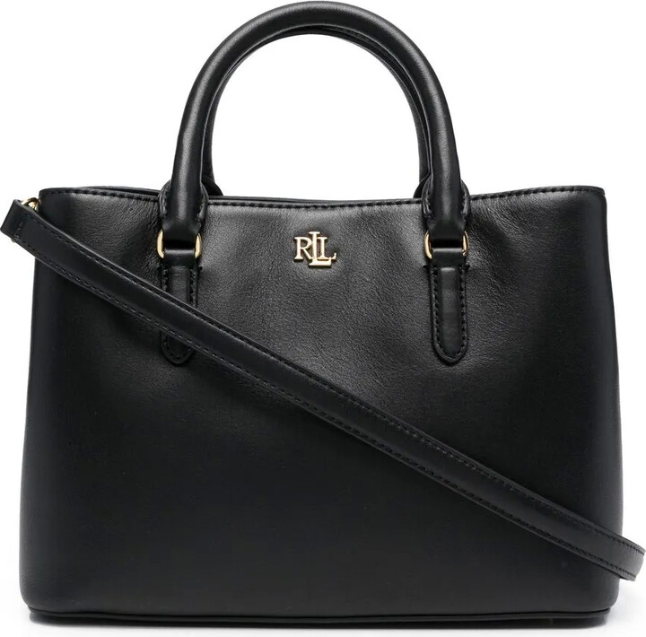 Structured Satchel Lauren Ralph Lauren Kenton Pebble Leather