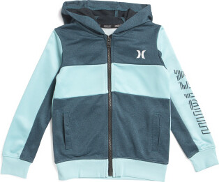 TJMAXX Boys Color Block Full Zip Hoodie, Polyester