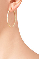 Thumbnail for your product : Carolina Bucci 18K Gold Medium Sparkly Hoop Earrings