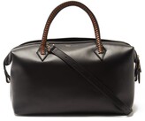 Thumbnail for your product : MÉTIER Perriand City Large Leather Bag - Black Multi