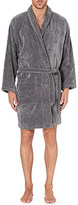 Thumbnail for your product : Emporio Armani Embroidered-logo cotton robe - for Men