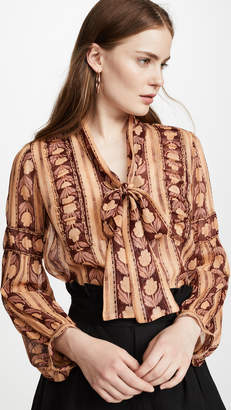 Anna Sui Roses Blouse