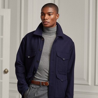 navy blue twill jacket