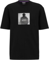 Thumbnail for your product : HUGO BOSS x Khaby Oversized-fit T-shirt in cotton with lenticular artwork