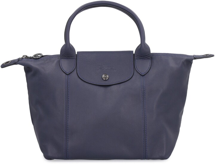 le pliage cuir leather tote