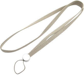 Hermã ̈S HermAs Clou de Selle Grey Cloth Necklaces