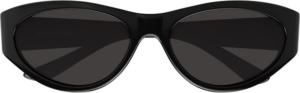 Balenciaga Eyewear Oval Frame Sunglasses