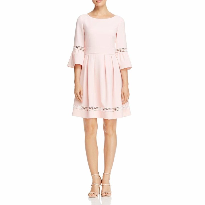 bell sleeve fit & flare dress eliza j