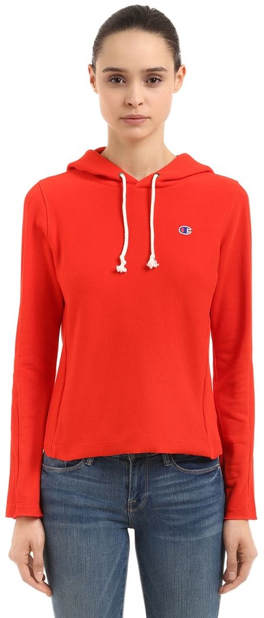 champion jumper womens red