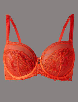 Autograph Embroidered Non-Padded Balcony Bra A-DD