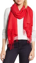 Thumbnail for your product : Nordstrom Metallic Wool Blend Scarf