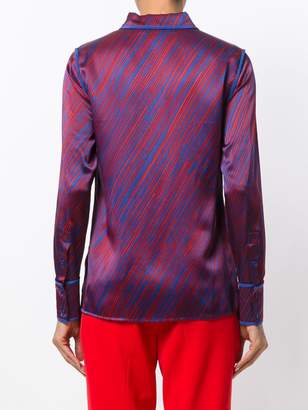 Diane von Furstenberg stripe print shirt